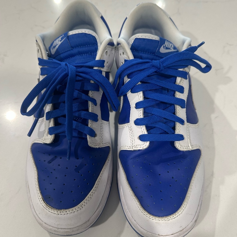 Nike Blue and White Athletic Shoes